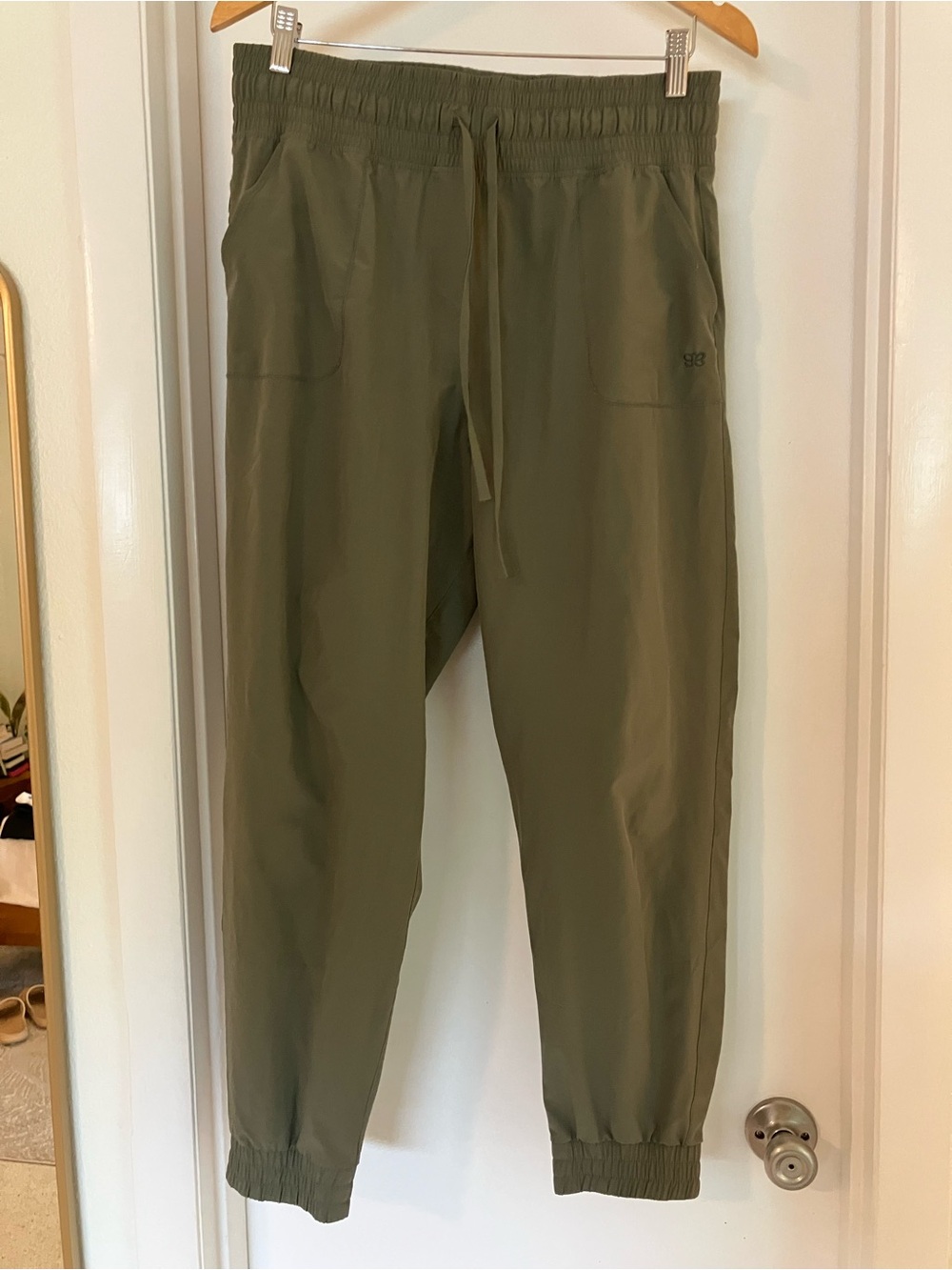 Albion Fit Jetsetter Joggers in sage, size Large
